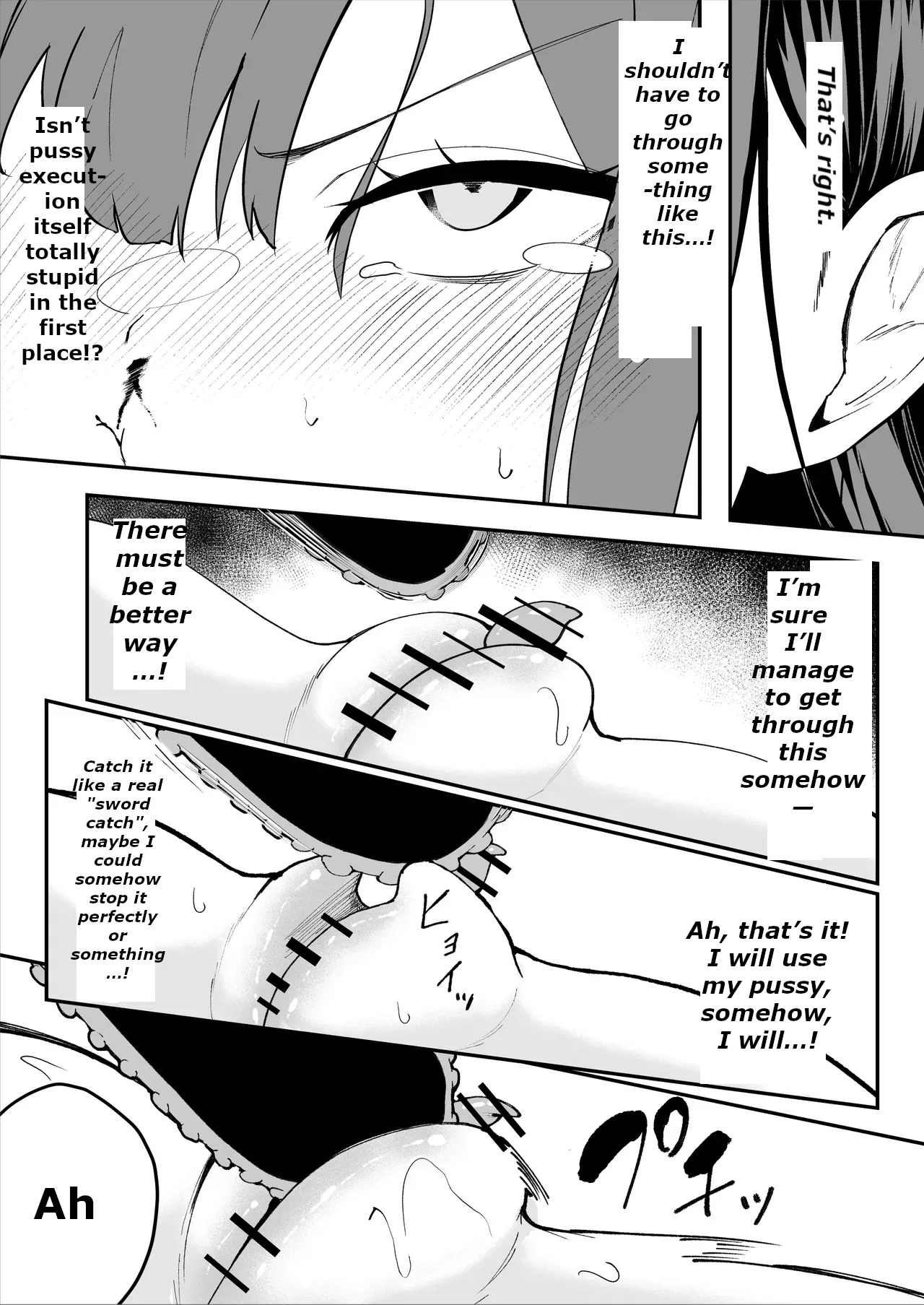 The Story of a Gloomy Execution Officer Who Accidentally Sensation-Blocks Her Own Pussy page 67