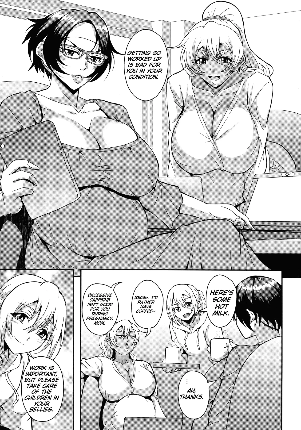 The Story of a Single Career Woman in Her 40s Getting Addicted to a Relationship with Her Friend's Son 4: Baby-Making Breeding Edition page 54