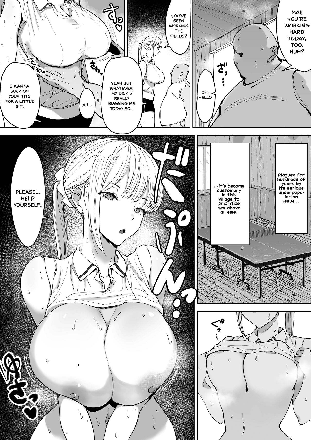The Story of a Small Village With a Sexy Custom page 3