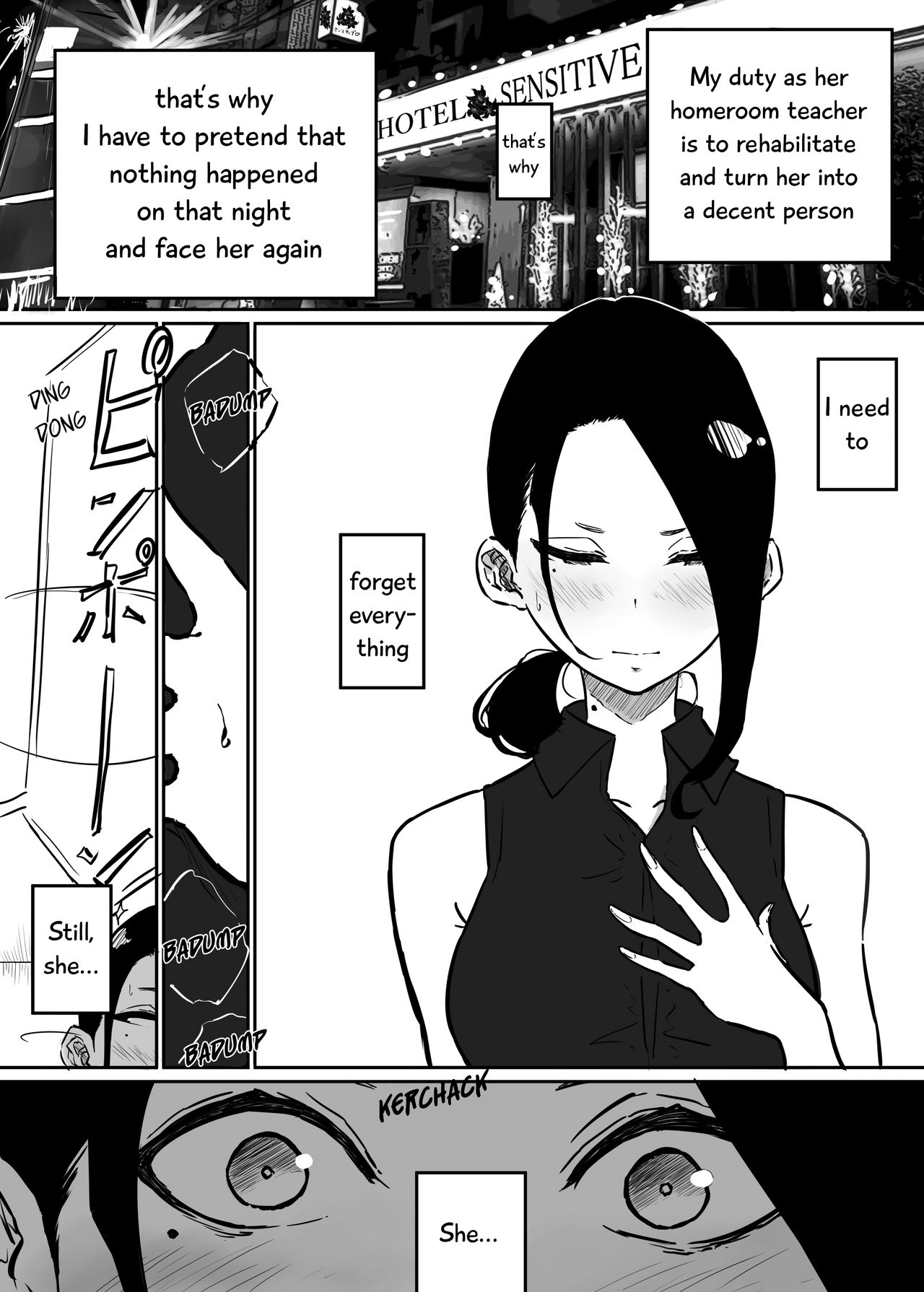 The Story of a Strict Teacher Who Got Fucked by Her Gyaru Bitch Student #2 page 11