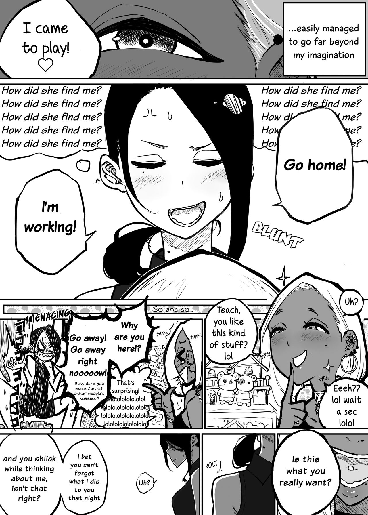 The Story of a Strict Teacher Who Got Fucked by Her Gyaru Bitch Student #2 page 13