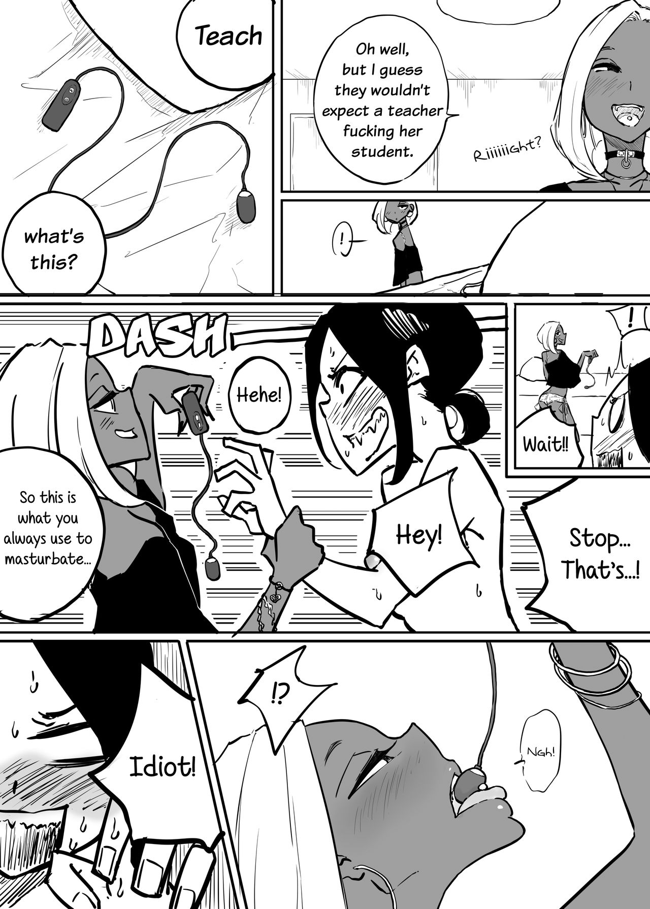 The Story of a Strict Teacher Who Got Fucked by Her Gyaru Bitch Student #2 page 24
