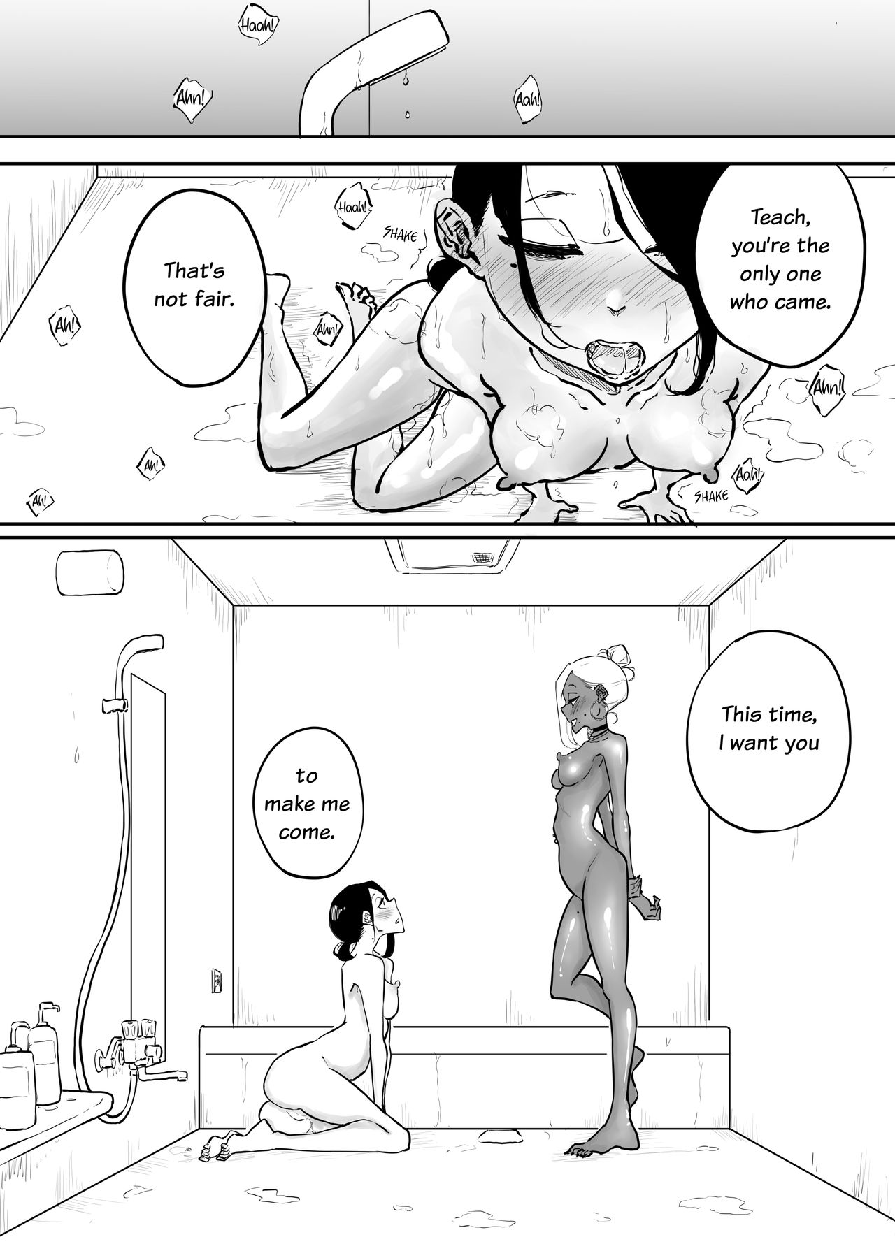The Story of a Strict Teacher Who Got Fucked by Her Gyaru Bitch Student #2 page 34