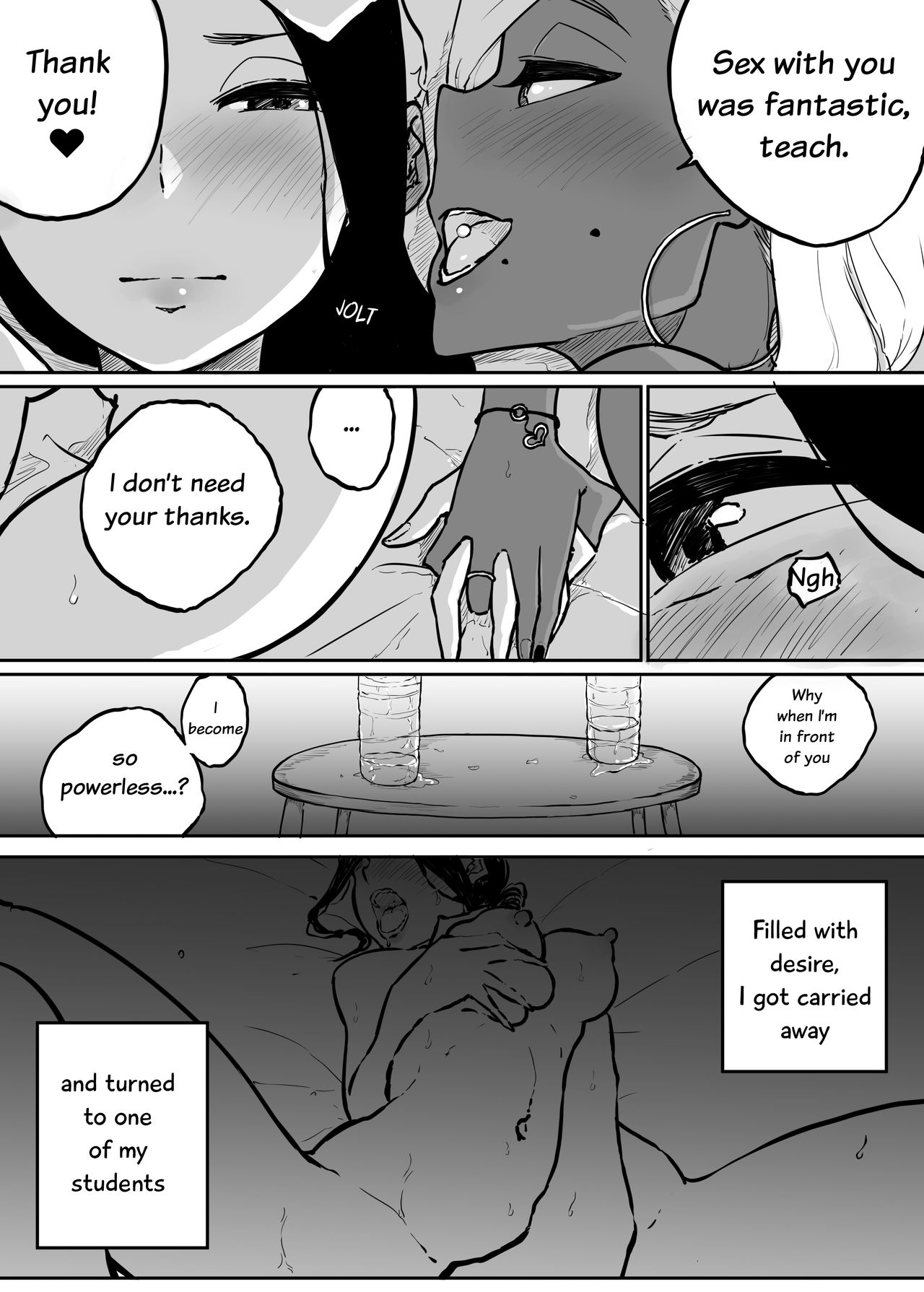 The Story of a Strict Teacher Who Got Fucked by Her Gyaru Bitch Student #2 page 42