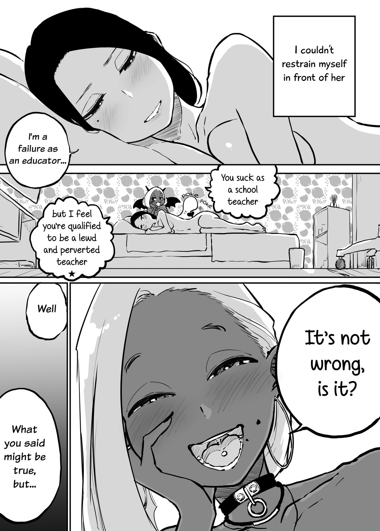 The Story of a Strict Teacher Who Got Fucked by Her Gyaru Bitch Student #2 page 43