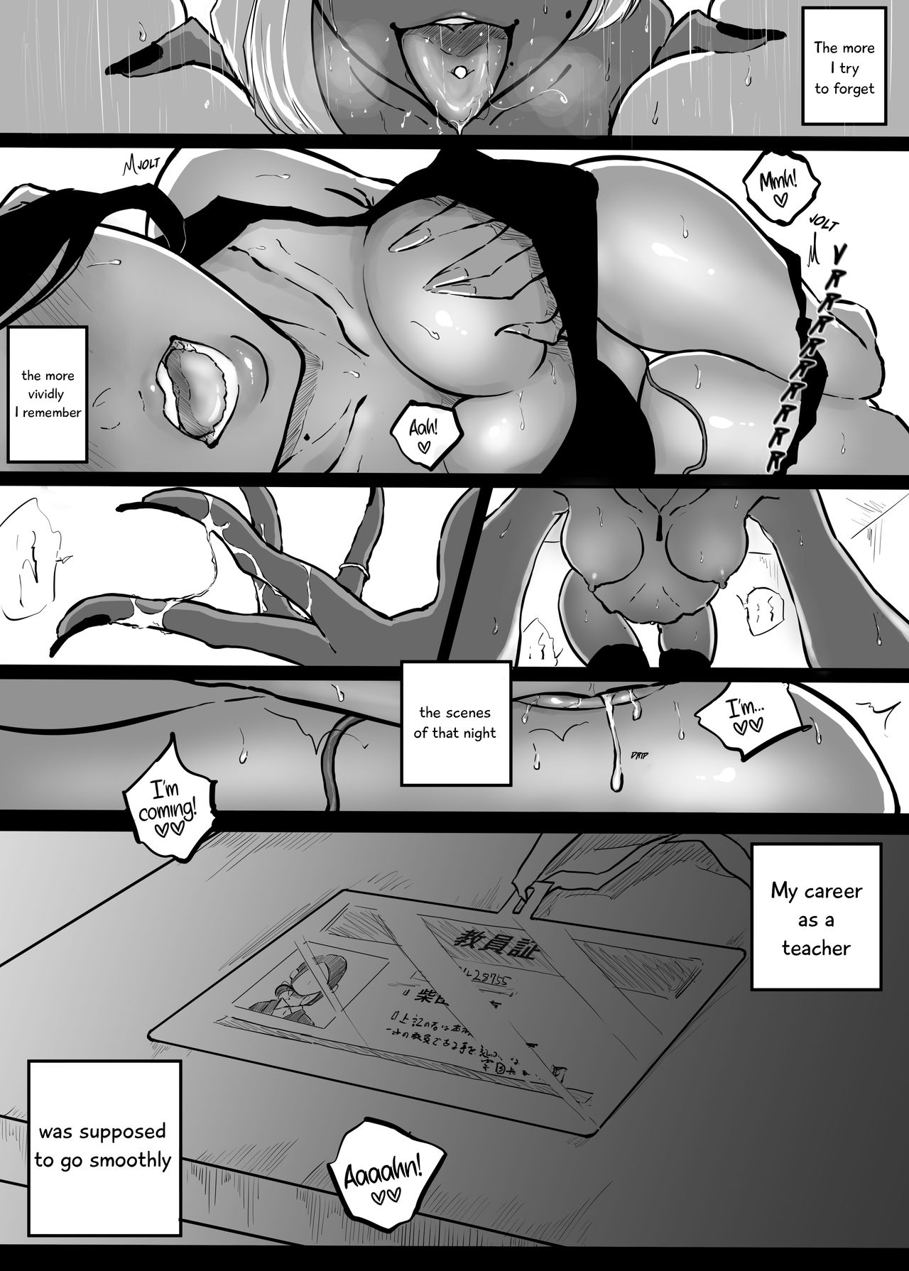 The Story of a Strict Teacher Who Got Fucked by Her Gyaru Bitch Student #2 page 6