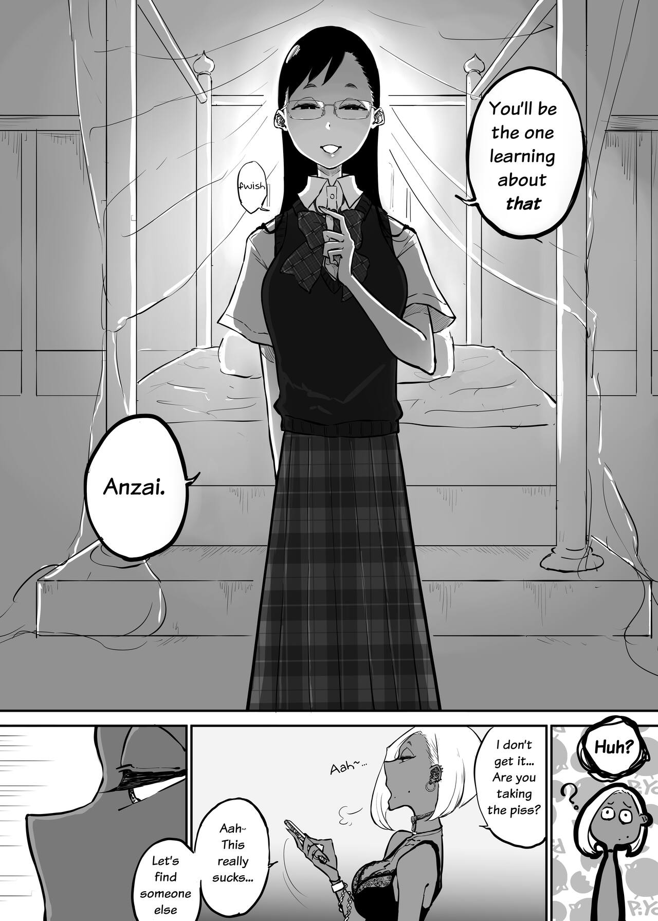 The Story of a Strict Teacher Who Got Fucked by Her Gyaru Bitch Student #3 page 12