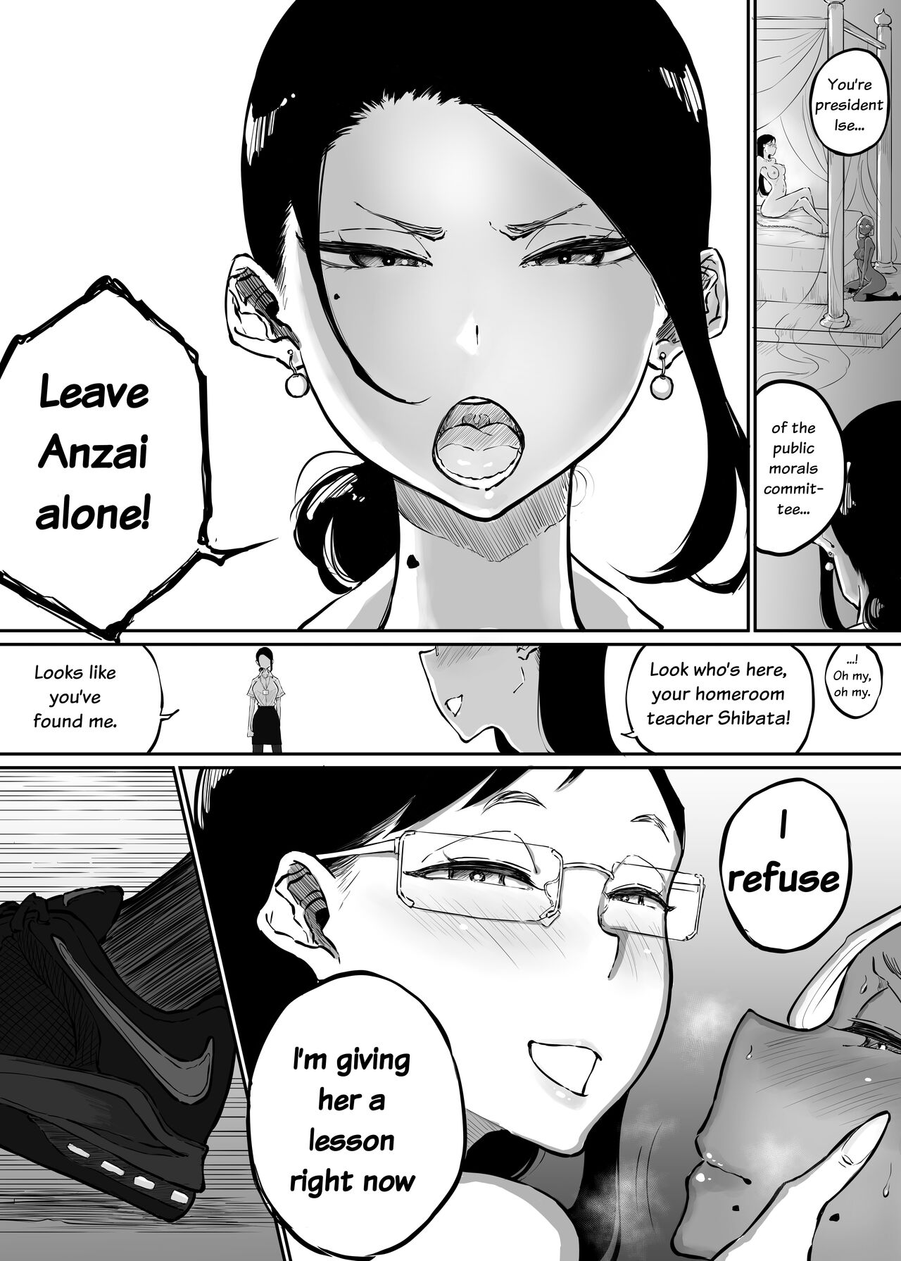 The Story of a Strict Teacher Who Got Fucked by Her Gyaru Bitch Student #3 page 29