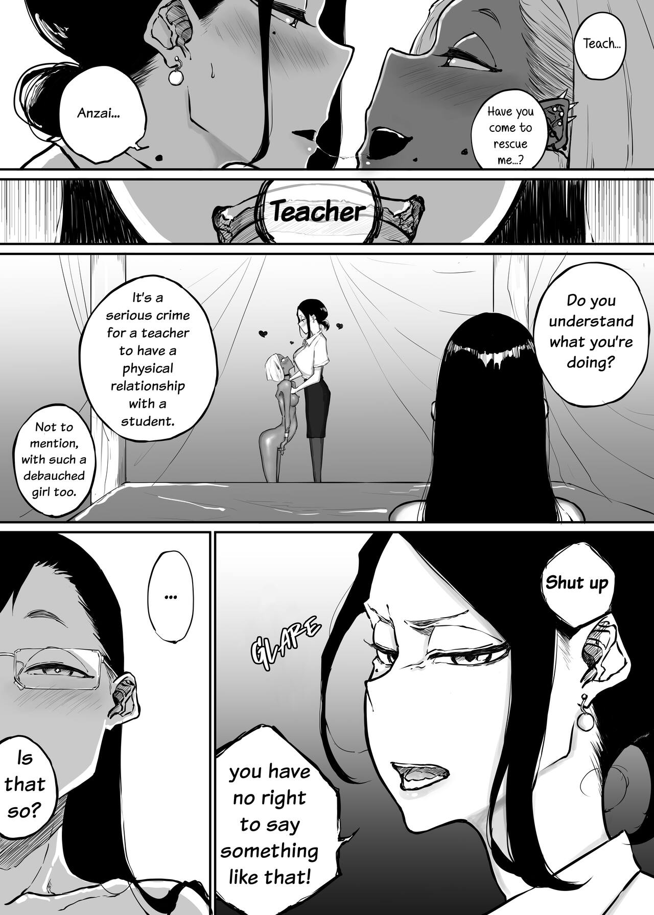The Story of a Strict Teacher Who Got Fucked by Her Gyaru Bitch Student #3 page 31