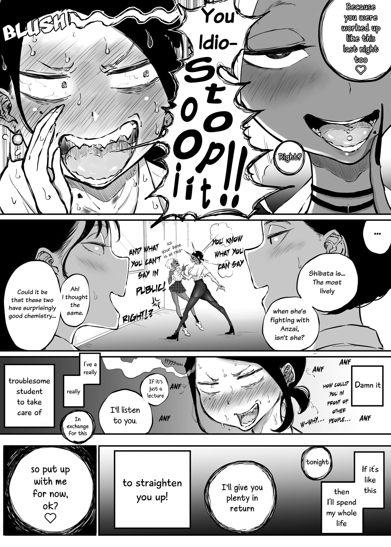 The Story of a Strict Teacher Who Got Fucked by Her Gyaru Bitch Student #3 page 69
