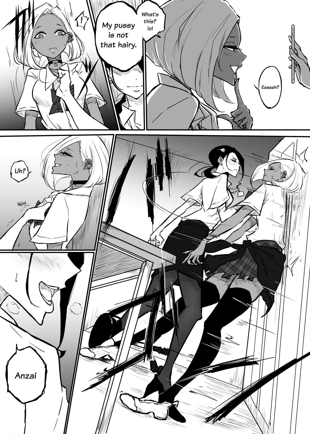 The Story of a Strict Teacher Who Got Fucked by Her Gyaru Bitch Student page 5