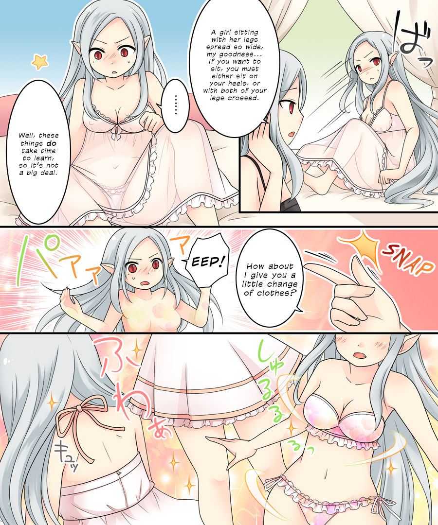 The story of becoming the vampire princess' little sister underling because you spammed the imageboards. page 16