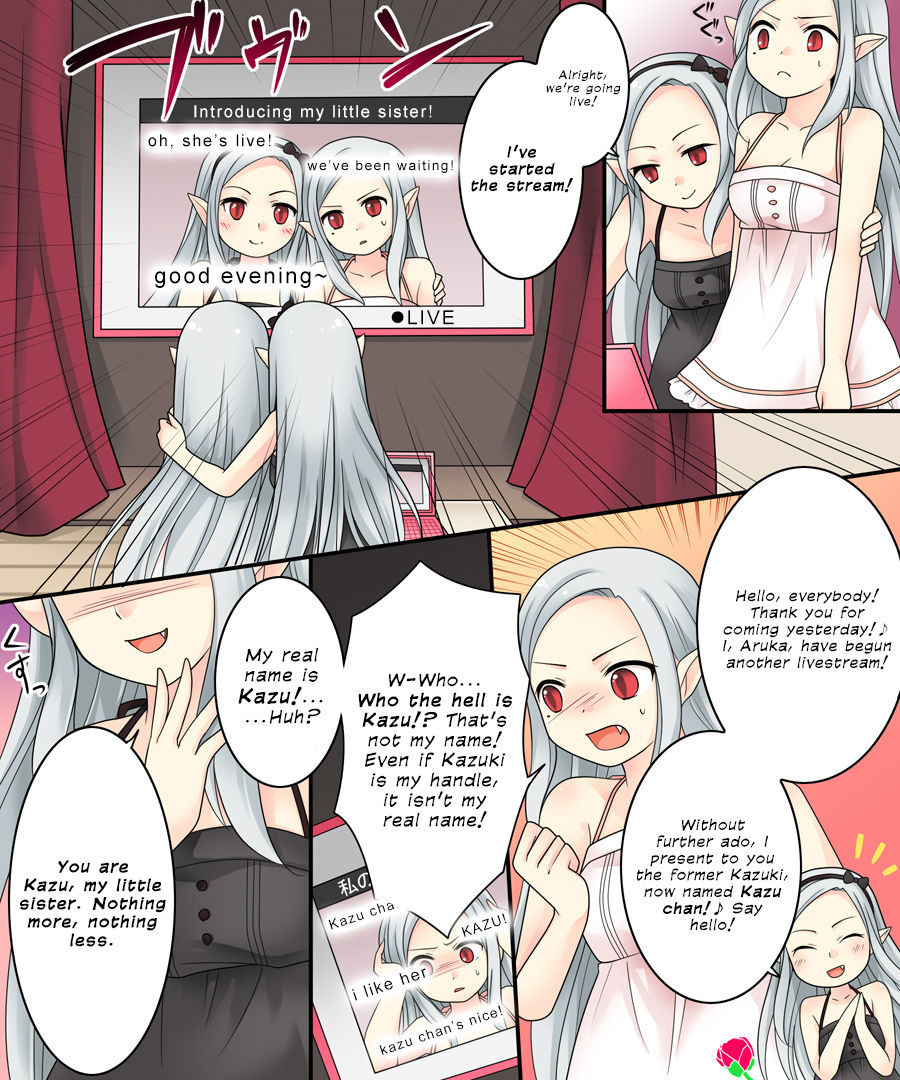 The story of becoming the vampire princess' little sister underling because you spammed the imageboards. page 19