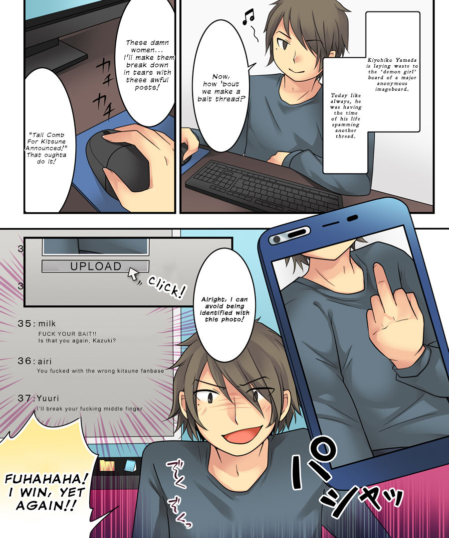 The story of becoming the vampire princess' little sister underling because you spammed the imageboards. page 3