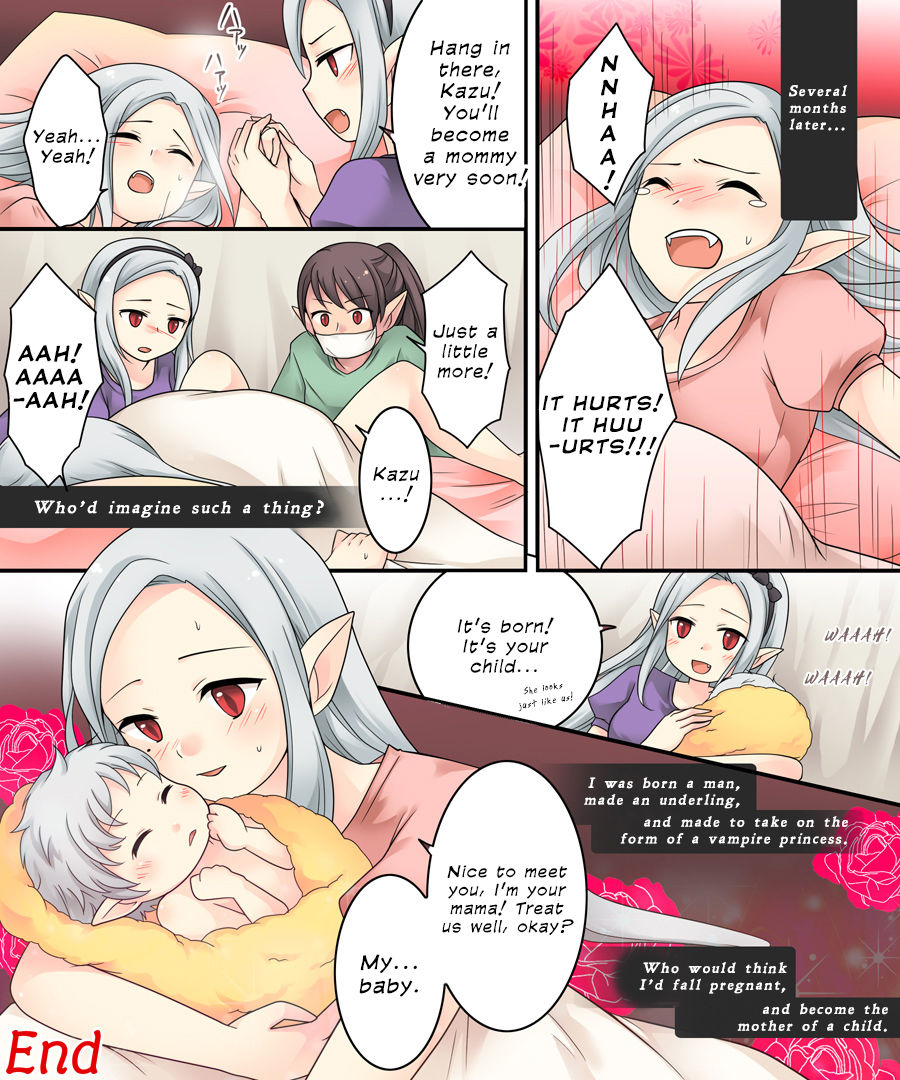 The story of becoming the vampire princess' little sister underling because you spammed the imageboards. page 37