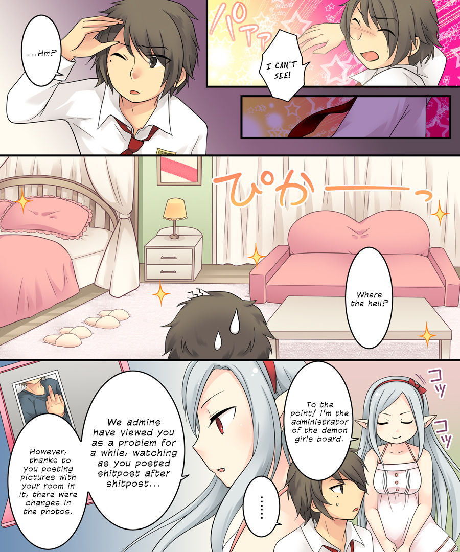 The story of becoming the vampire princess' little sister underling because you spammed the imageboards. page 7