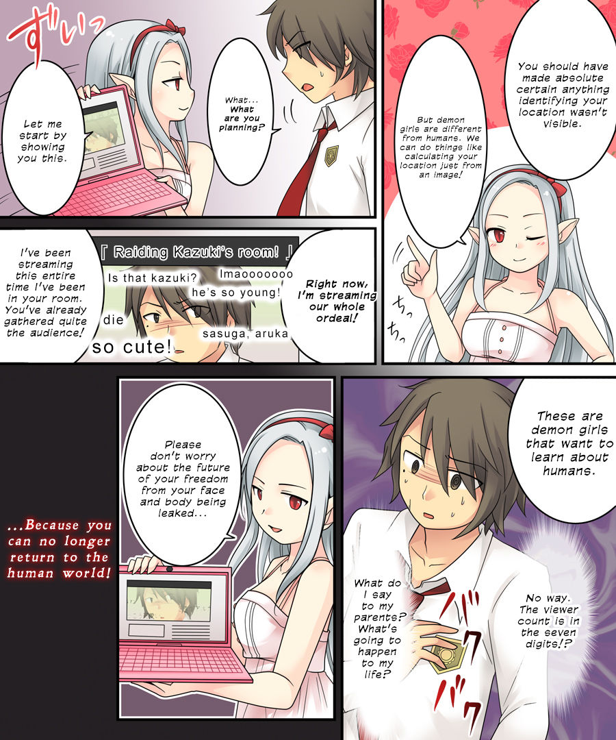 The story of becoming the vampire princess' little sister underling because you spammed the imageboards. page 8