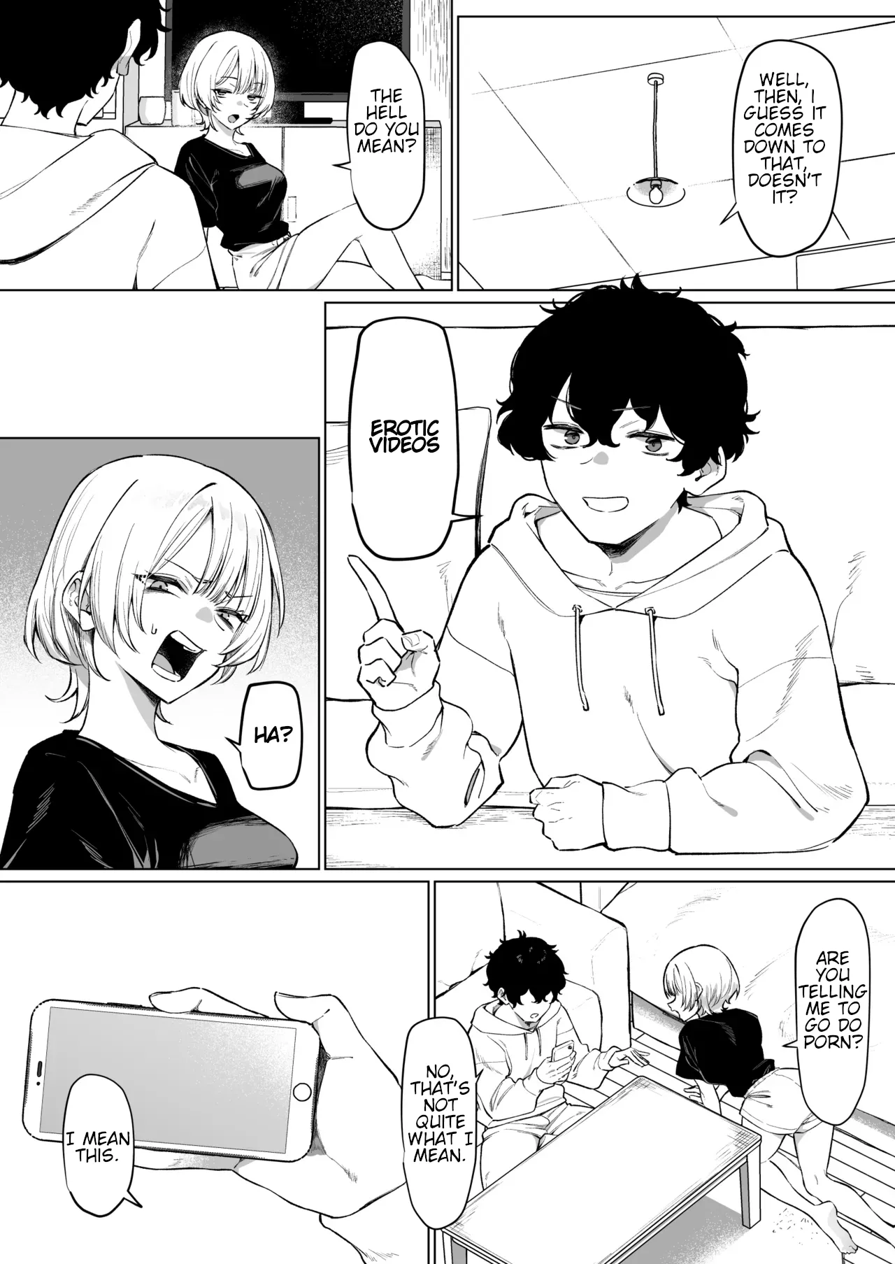 The Story of Earning Money with a Video of Steamy French Kissing with my Senpai page 3