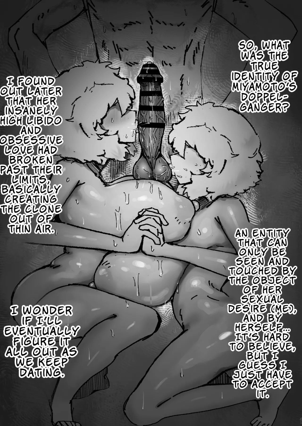 The Story of Having Wildly Immoral Sex with a Doppelganger of My Busty Female Friend page 40