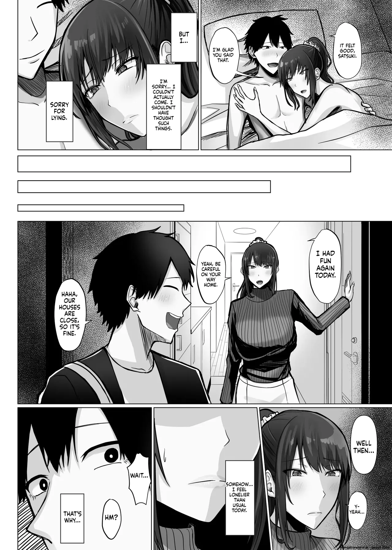 The story of how a busty, older teacher girlfriend gets seduced and cheated on by the principal with a huge penis. page 11