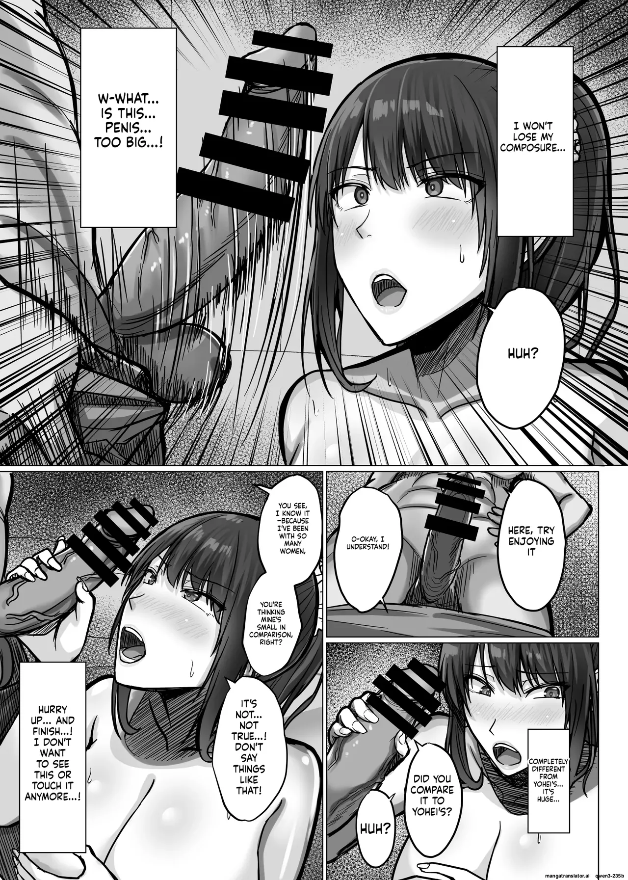 The story of how a busty, older teacher girlfriend gets seduced and cheated on by the principal with a huge penis. page 26