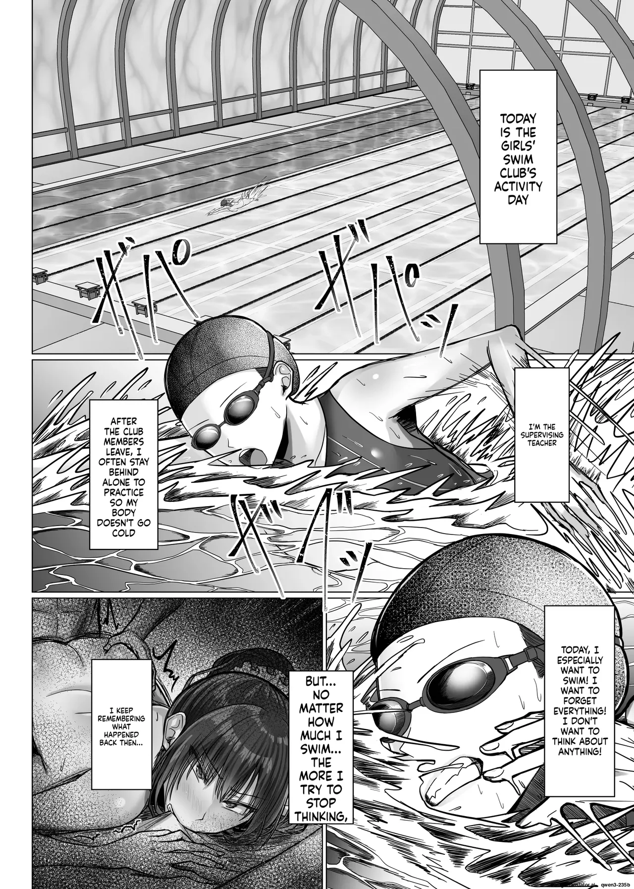 The story of how a busty, older teacher girlfriend gets seduced and cheated on by the principal with a huge penis. page 43