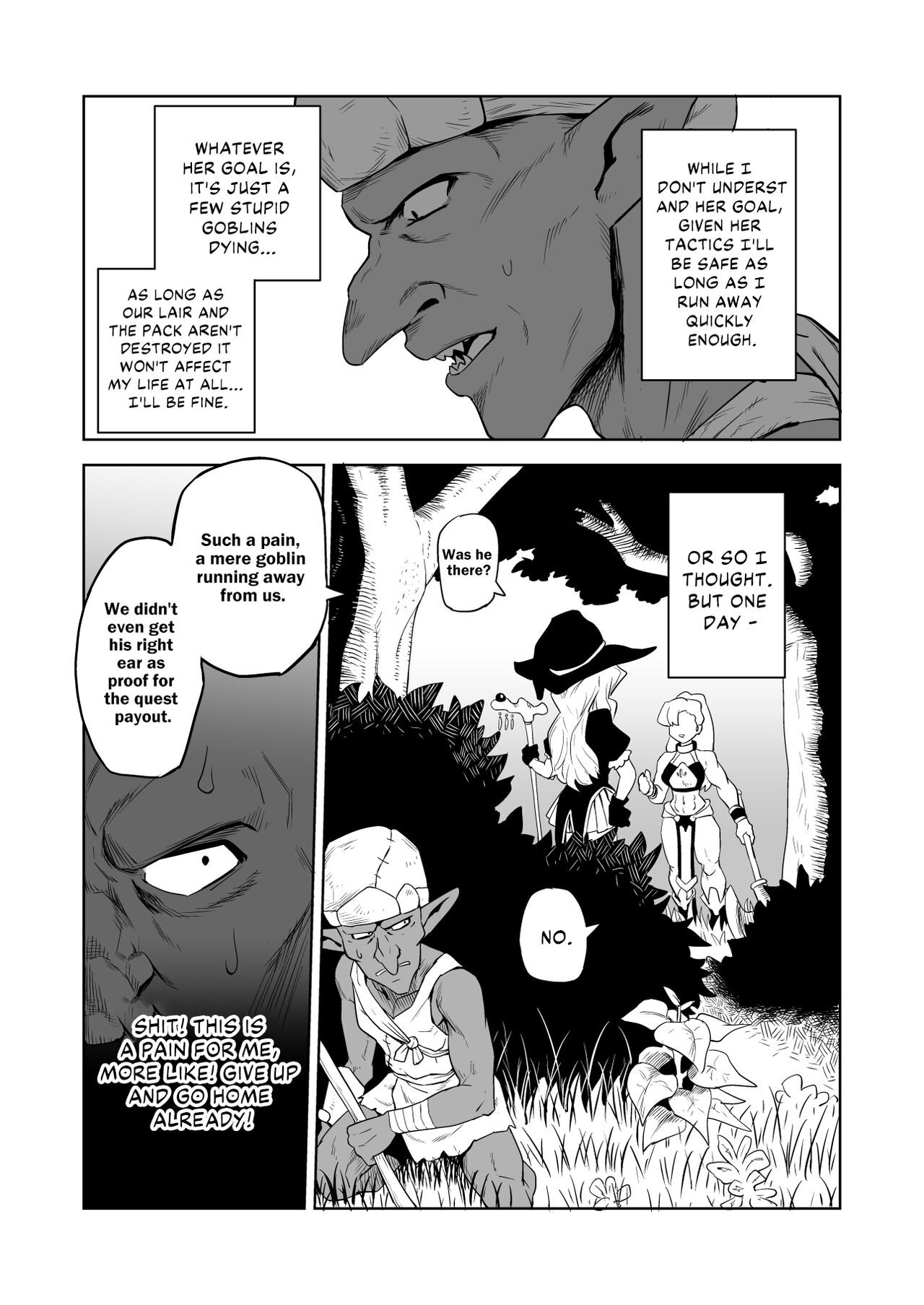 The Story of How a Masochistic Female Knight Looking to Get Gangbanged by Weaklings Became a Goblin Slave for Real; Part 1 page 11
