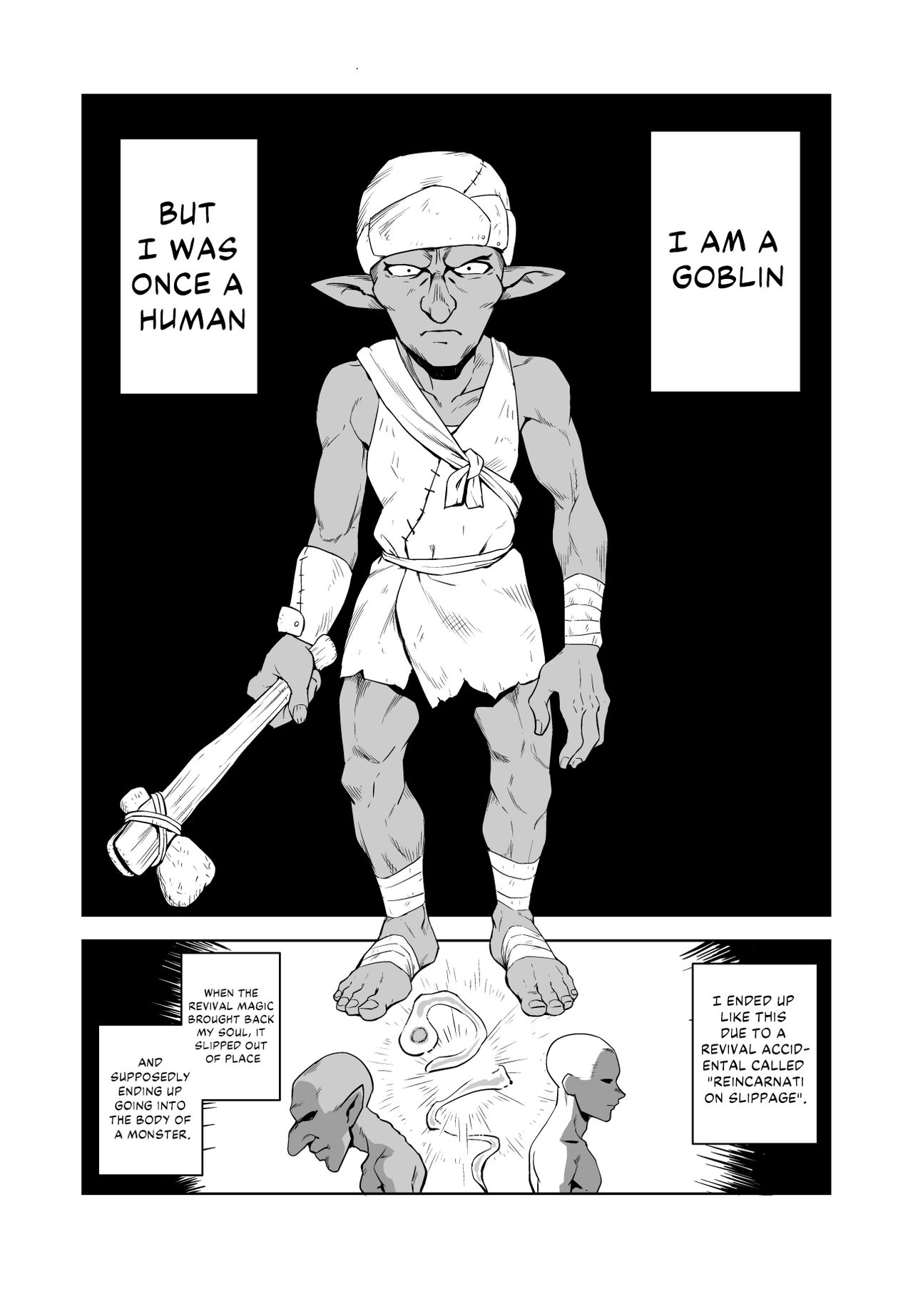 The Story of How a Masochistic Female Knight Looking to Get Gangbanged by Weaklings Became a Goblin Slave for Real; Part 1 page 3
