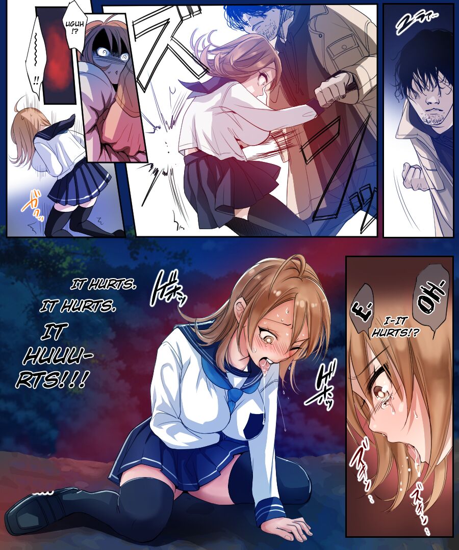 The Story of How a TS Girl That Won’t Be Able to Go Back to Being a Man if Fucked Is Assaulted by a Rapist and Desperately Flirts With Him in Order to Protect Her Virg... page 10