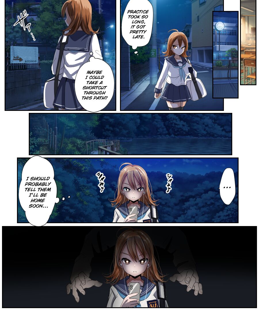 The Story of How a TS Girl That Won’t Be Able to Go Back to Being a Man if Fucked Is Assaulted by a Rapist and Desperately Flirts With Him in Order to Protect Her Virg... page 7