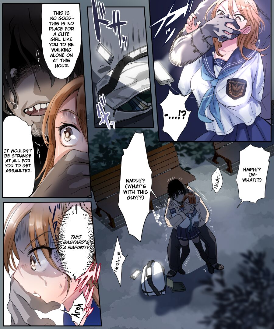 The Story of How a TS Girl That Won’t Be Able to Go Back to Being a Man if Fucked Is Assaulted by a Rapist and Desperately Flirts With Him in Order to Protect Her Virg... page 8