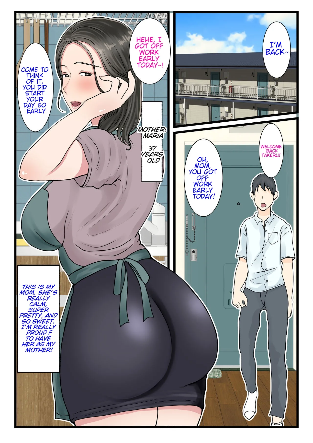 The story of how a virgin mother conceived a child with her son. page 2