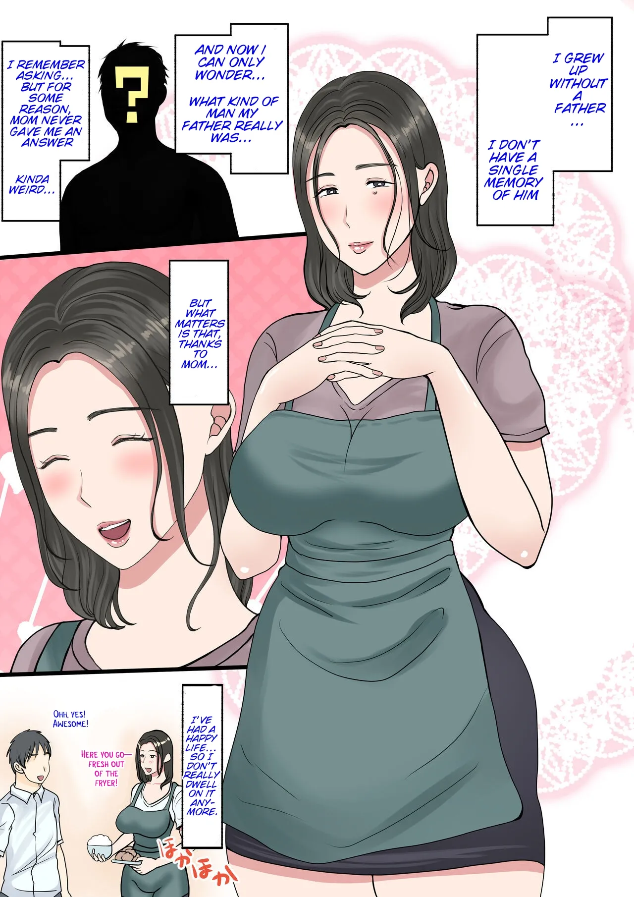 The story of how a virgin mother conceived a child with her son. page 3