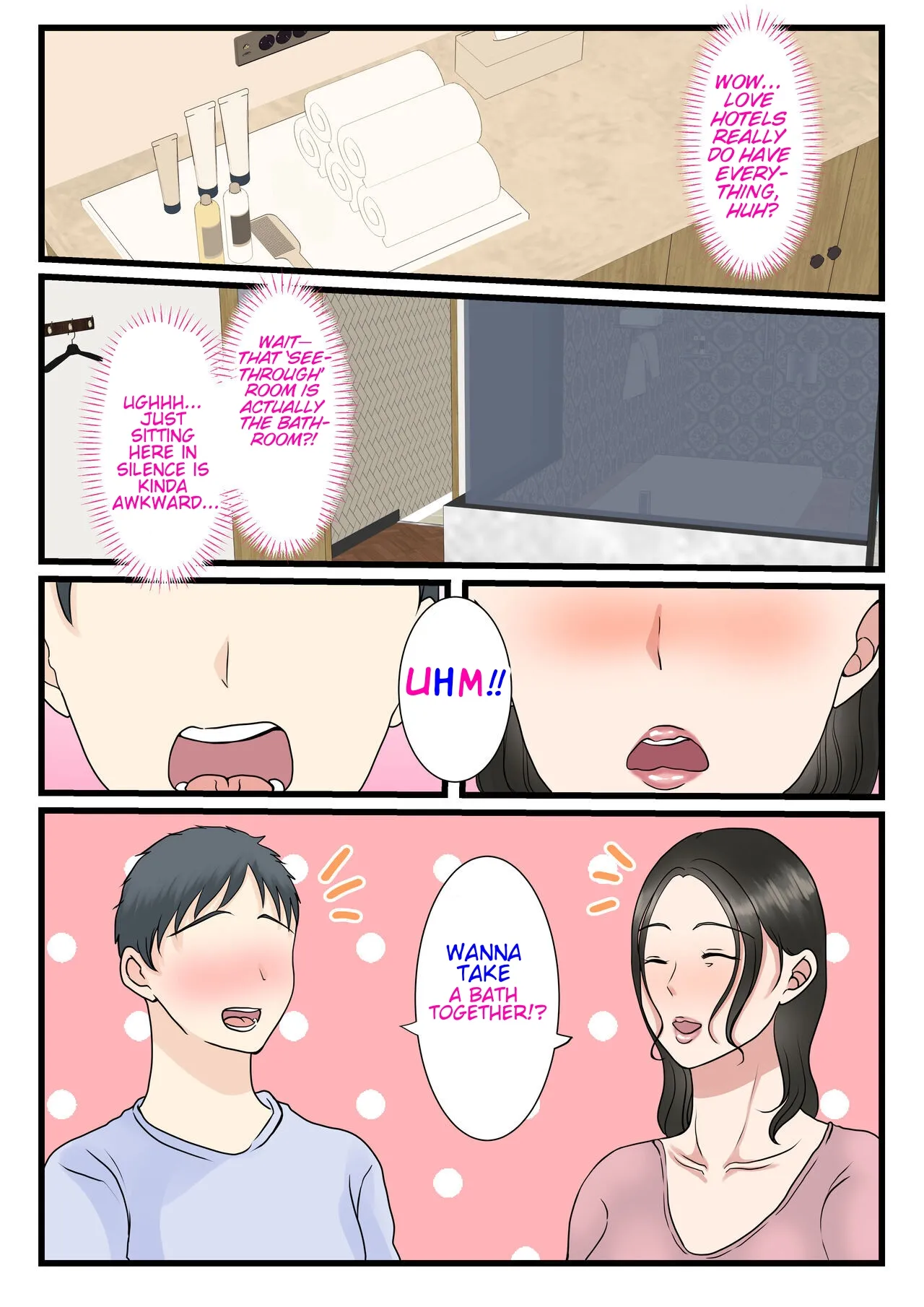The story of how a virgin mother conceived a child with her son. page 31