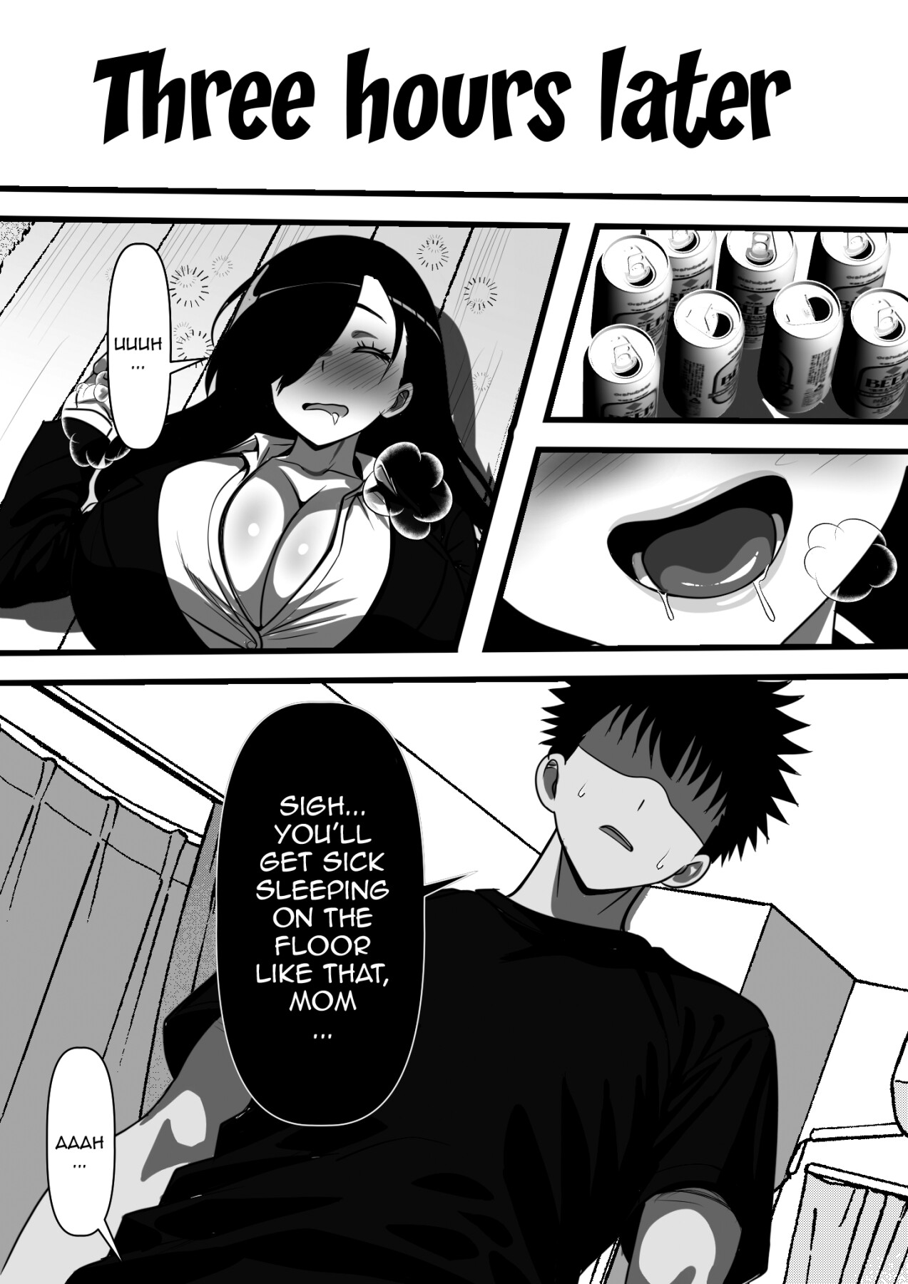 The Story Of How I, An Irrelevant Guy, Got To Impregnate My Mother's Delinquent MILF page 7