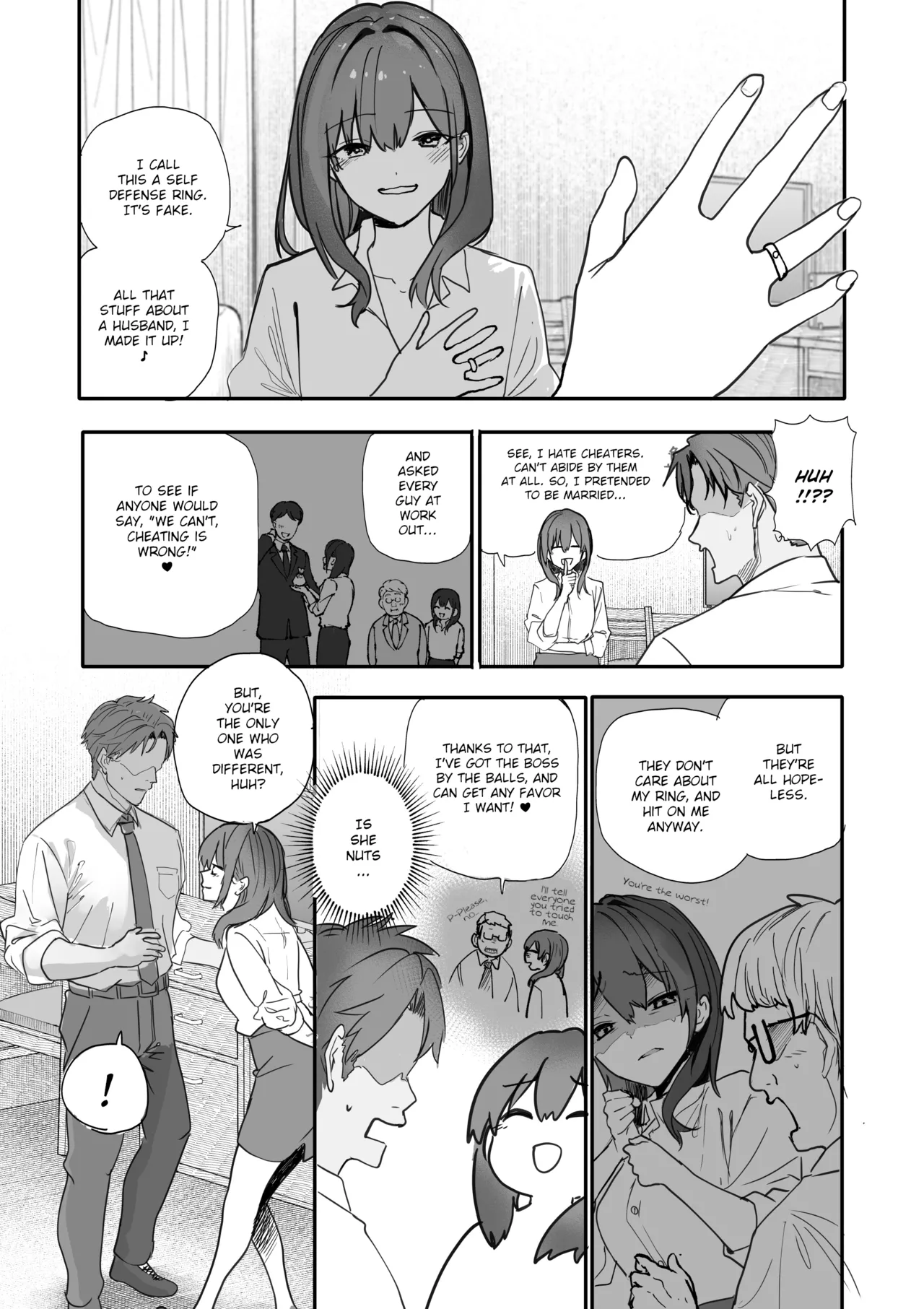 The Story of How I Made my Flirty Coworker my Woman page 14