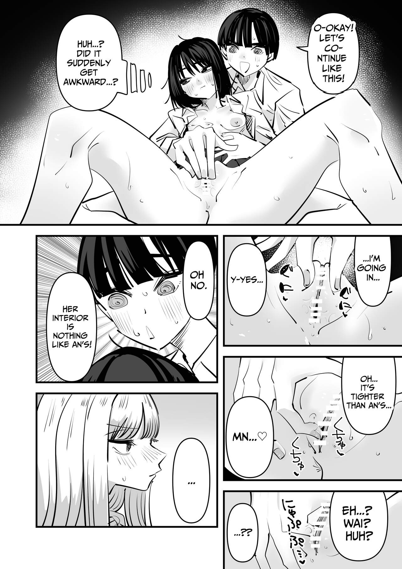 The Story Of How I Was Trapped In The Middle of Lesbian Sex page 15