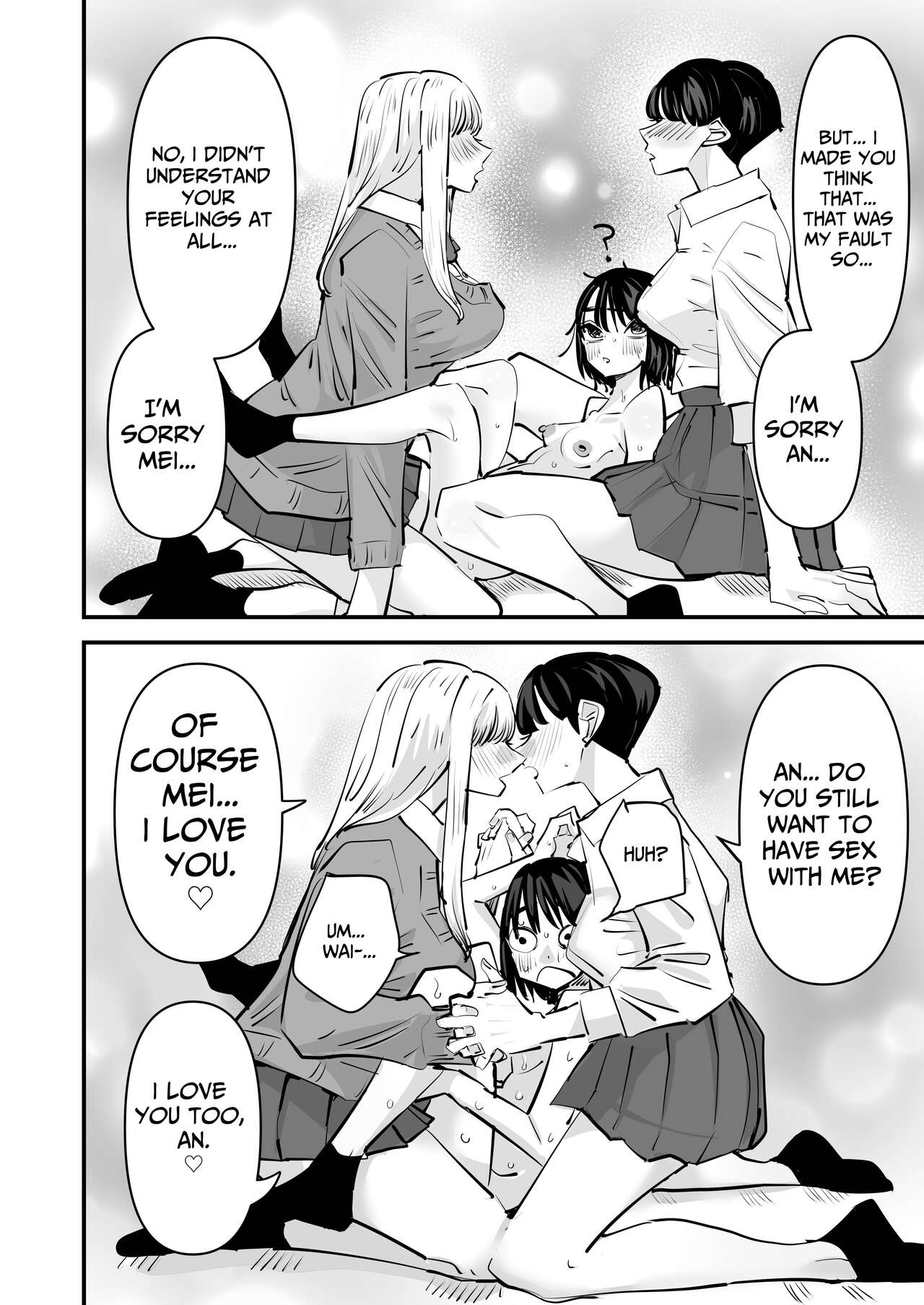 The Story Of How I Was Trapped In The Middle of Lesbian Sex page 27