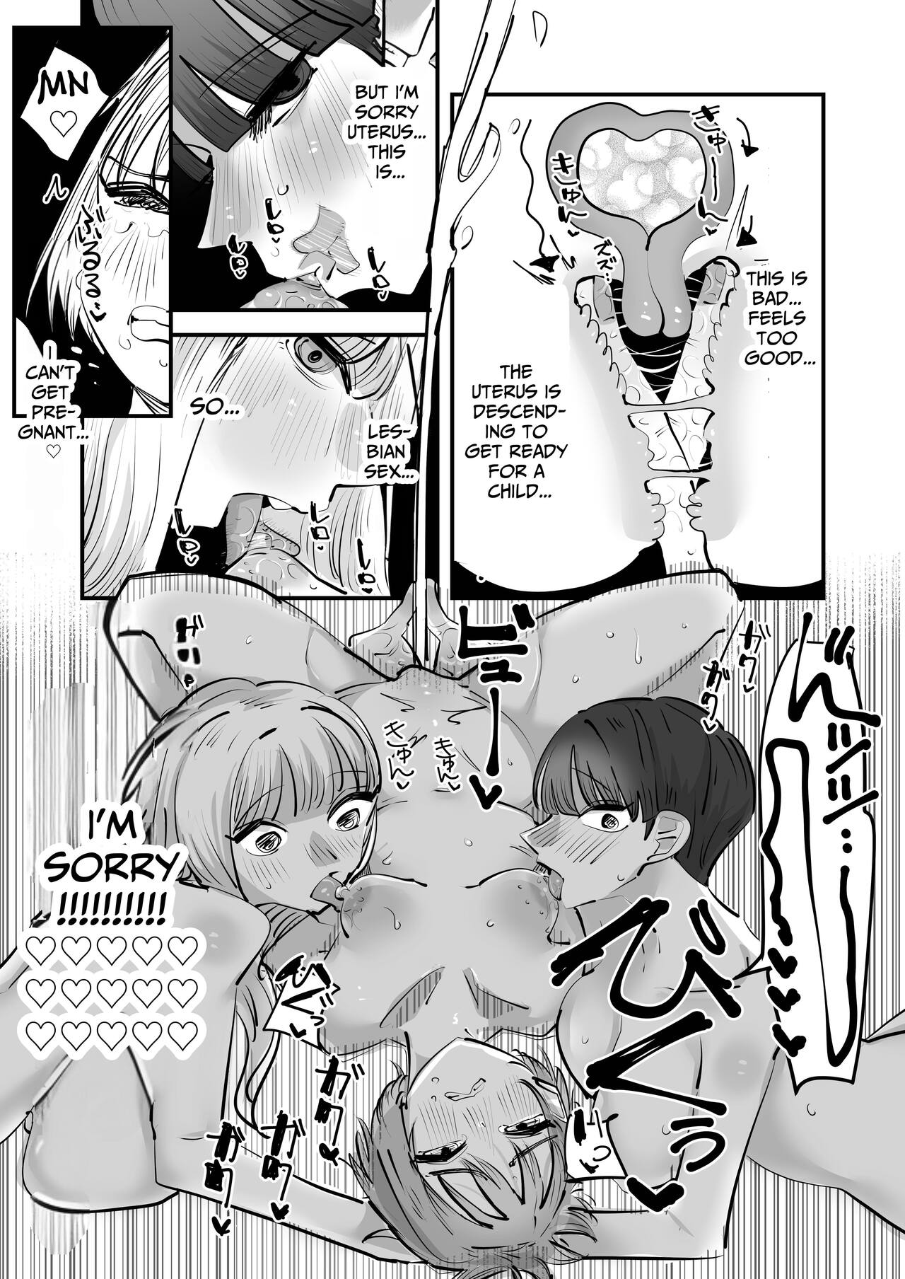 The Story Of How I Was Trapped In The Middle of Lesbian Sex page 40