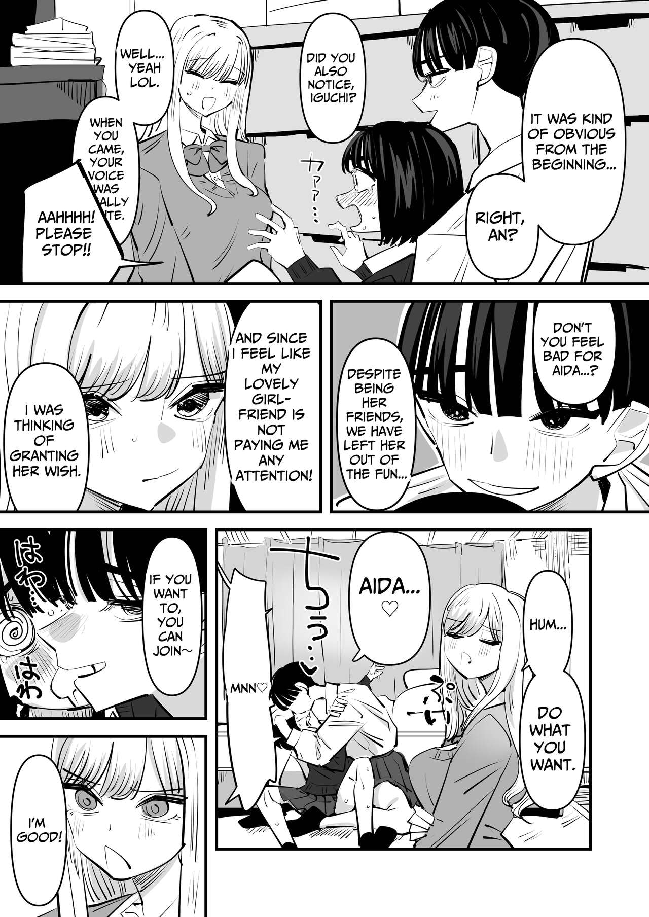The Story Of How I Was Trapped In The Middle of Lesbian Sex page 8