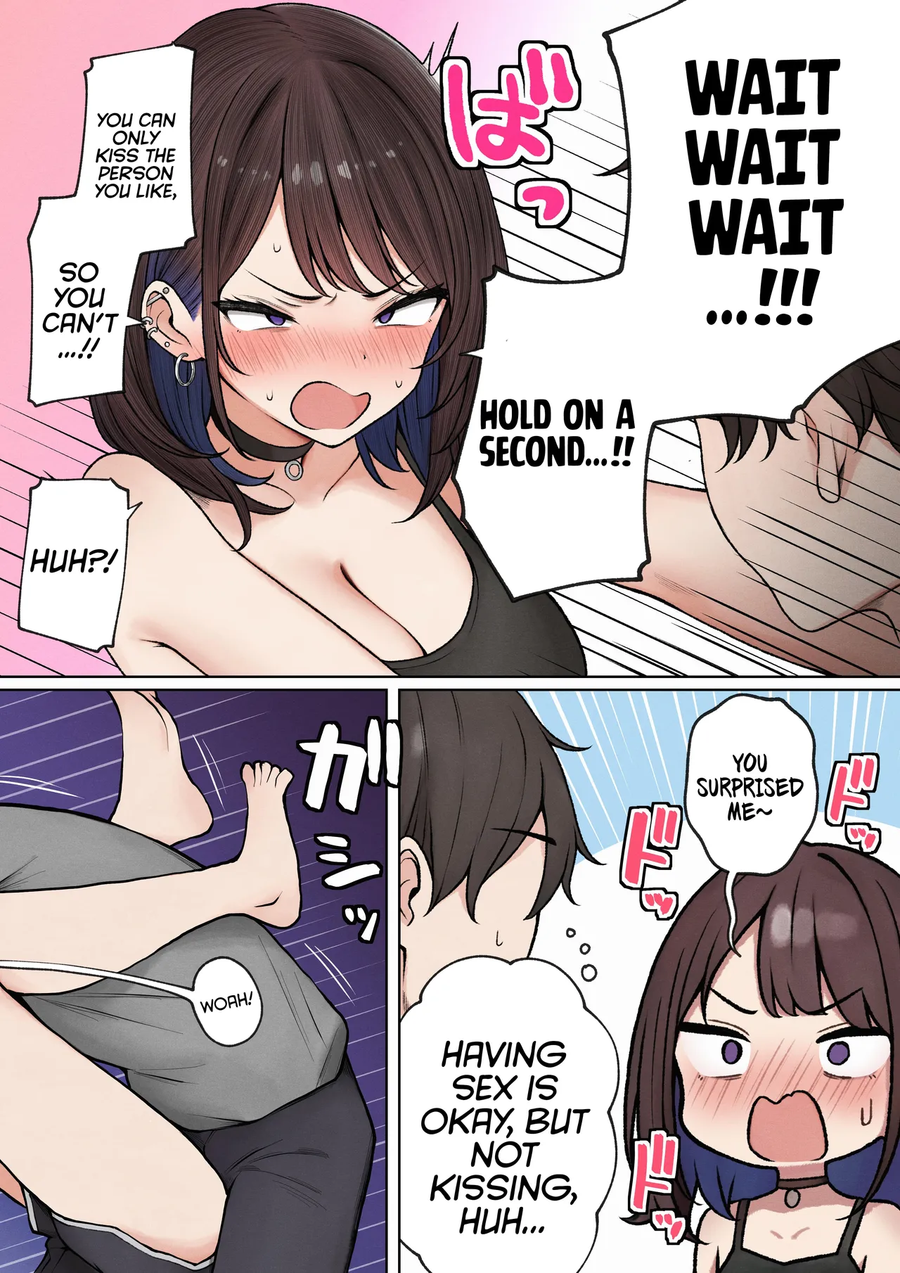 The story of how my bedroom became my gyaru childhood friend's fuck-room page 16