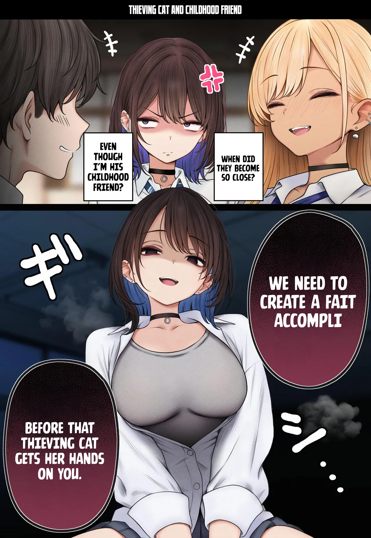 The story of how my bedroom became my gyaru childhood friend's fuck-room page 71