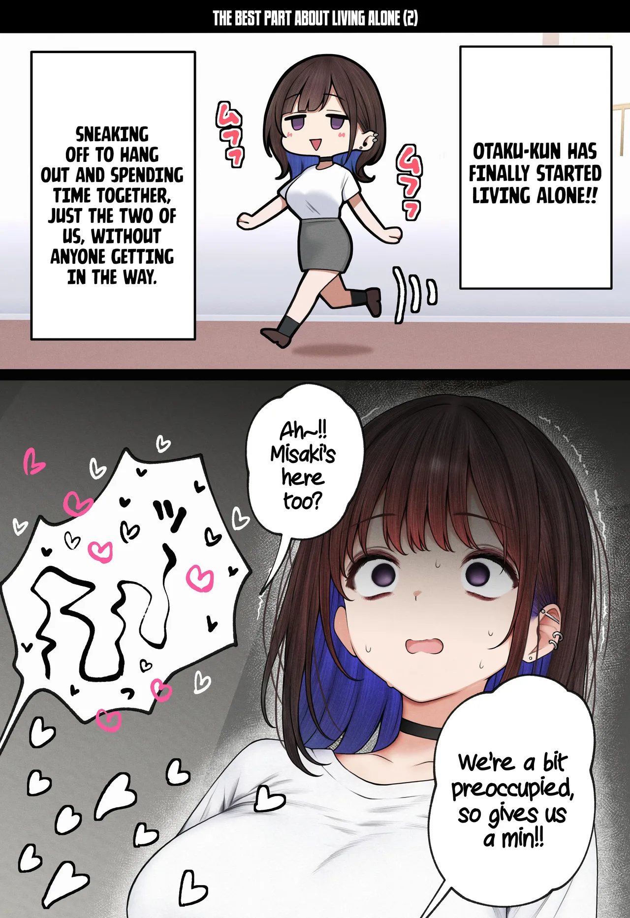 The story of how my bedroom became my gyaru childhood friend's fuck-room page 76
