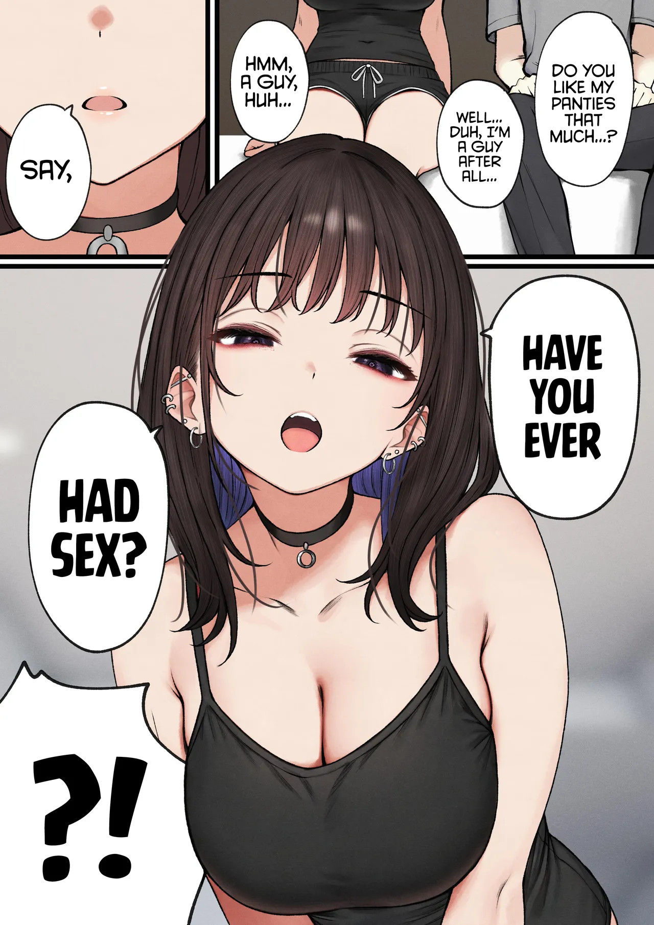 The story of how my bedroom became my gyaru childhood friend's fuck-room page 8