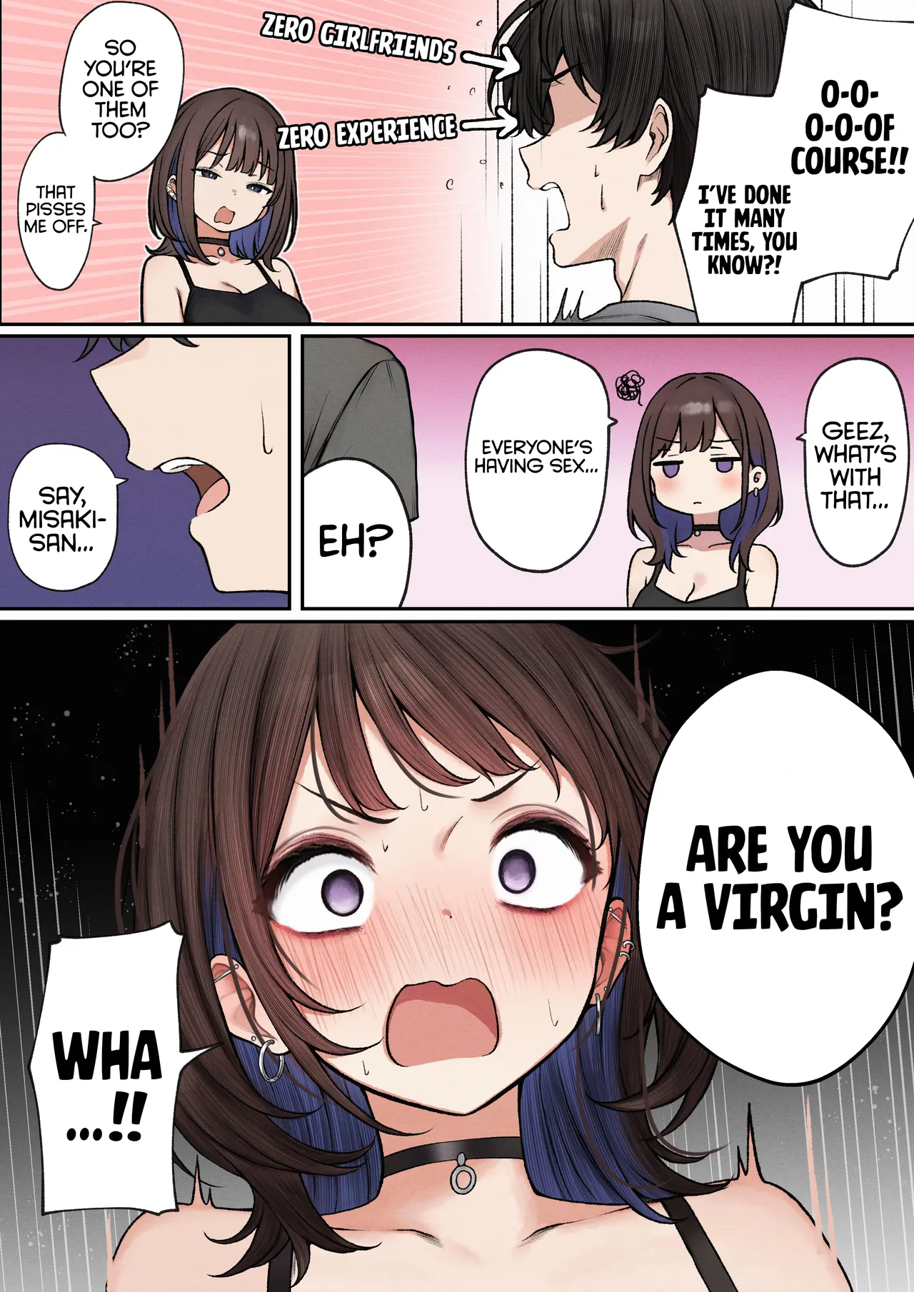 The story of how my bedroom became my gyaru childhood friend's fuck-room page 9