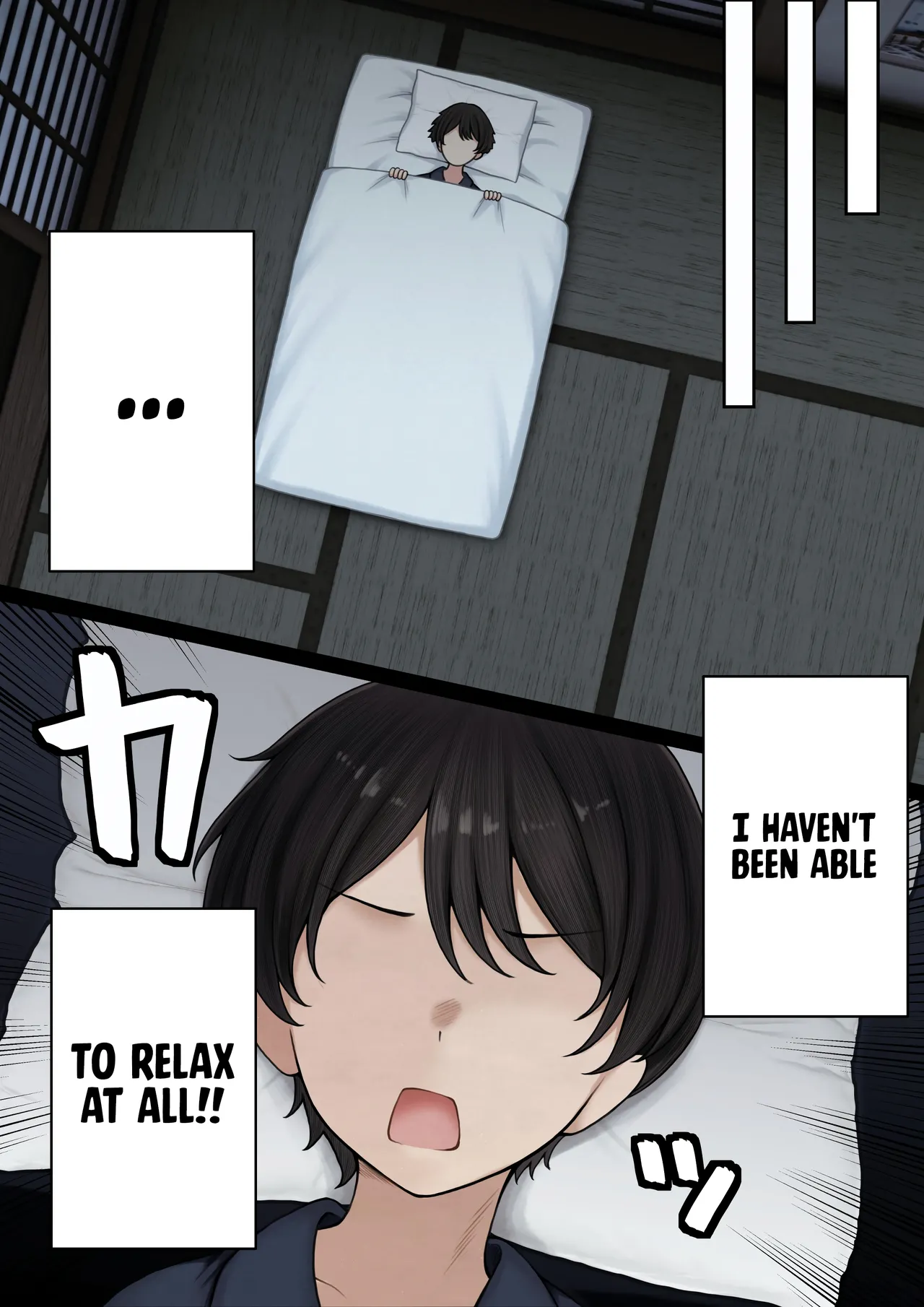 The story of how my bedroom became my gyaru childhood friend’s fuck-room: onsen ryokan book page 18