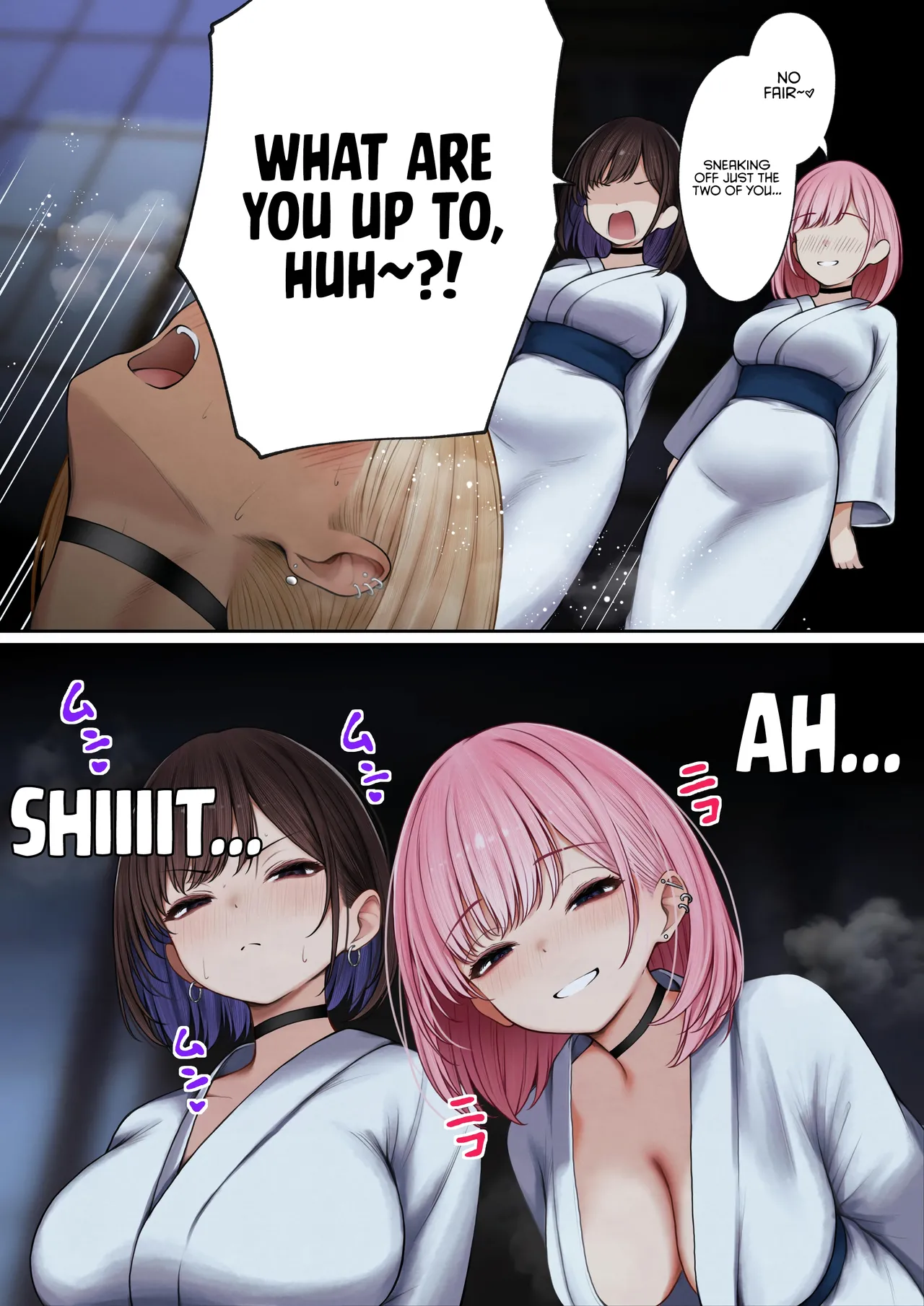 The story of how my bedroom became my gyaru childhood friend’s fuck-room: onsen ryokan book page 53