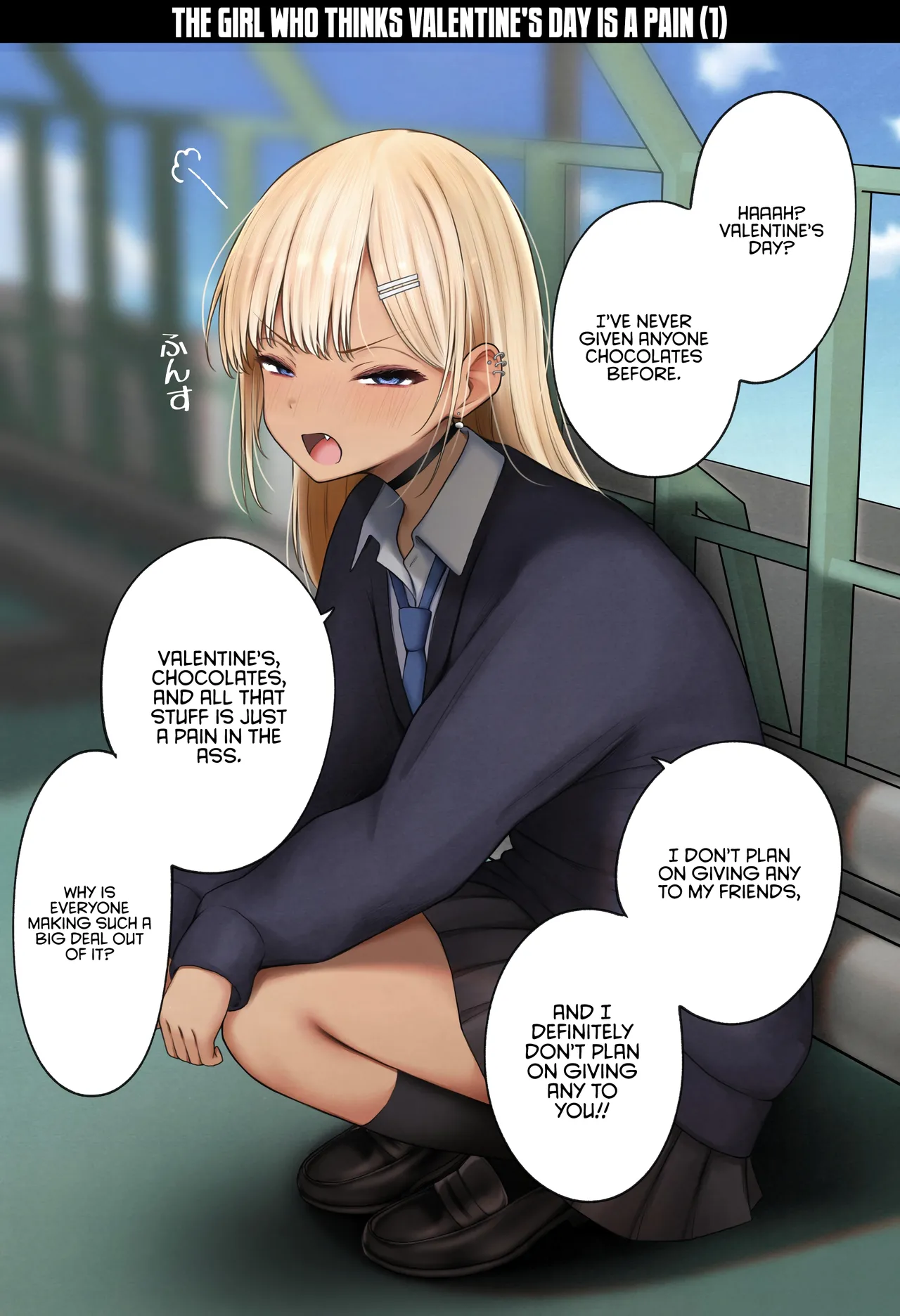 The story of how my bedroom became my gyaru childhood friend’s fuck-room: onsen ryokan book page 85