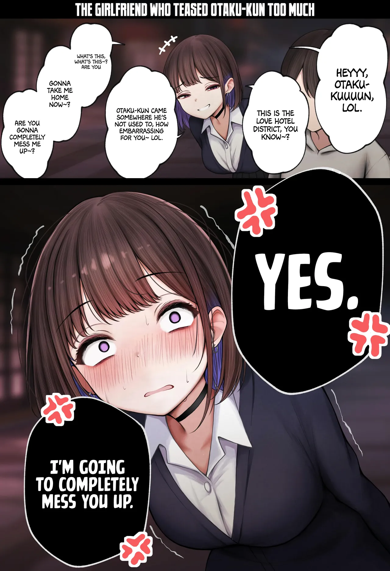 The story of how my bedroom became my gyaru childhood friend’s fuck-room: onsen ryokan book page 87