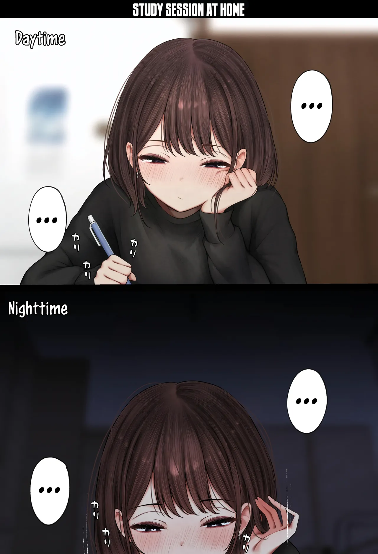 The story of how my bedroom became my gyaru childhood friend’s fuck-room: onsen ryokan book page 88